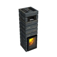 Дровяная банная печь Grill'D Shaman Short (3 каменки)