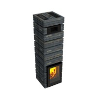 Дровяная банная печь Grill'D Shaman Short (4 каменки)