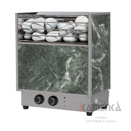 Электрокаменка Политех Kristina Classic Stone Soft Steam Малахит Мини 2 кВт 220 V