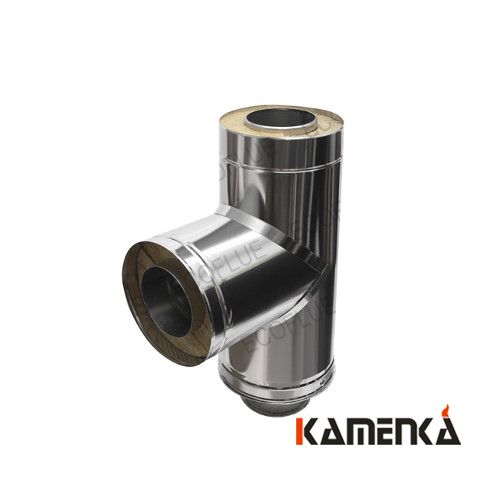 Тройник сэндвич EcoFlue 1мм нерж диаметр 200х120